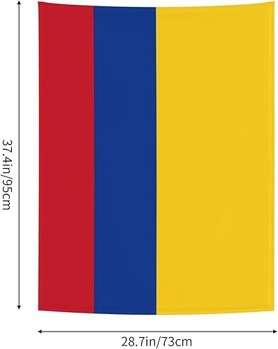 Miniatura 5 de Tapiz con bandera colombiana, tapiz para colgar en la pared, decoración del hogar, manta de pared, dormitorio, sala de estar, dormitorio, 29 x 37