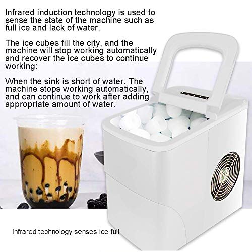 Máquina de Hielo Compacta 10kg/Hora Ice Cube Maker miniatura 6