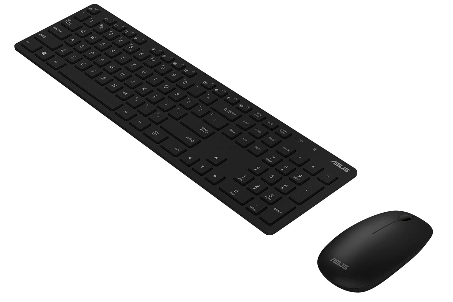 Asus W5000 Ensemble Clavier et Souris sans Fil 2,4 GHz Noir