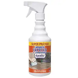 Limpador de Tapetes Estofados Cortinas Spray 500ml Duratto
