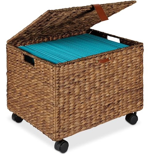 Best Choice Products Water Hyacinth Cabinet
