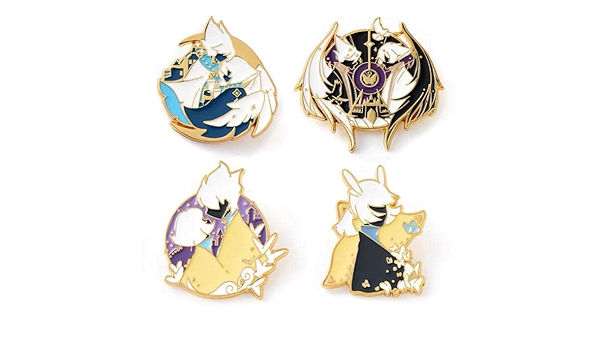 Amazon | Sky星を紡ぐ子どもたち ピンバッジ 4点セット | バッジ