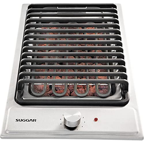 Cooktop Elétrico Inox Barbecue Grelha Ferro Fundido CK0002IX