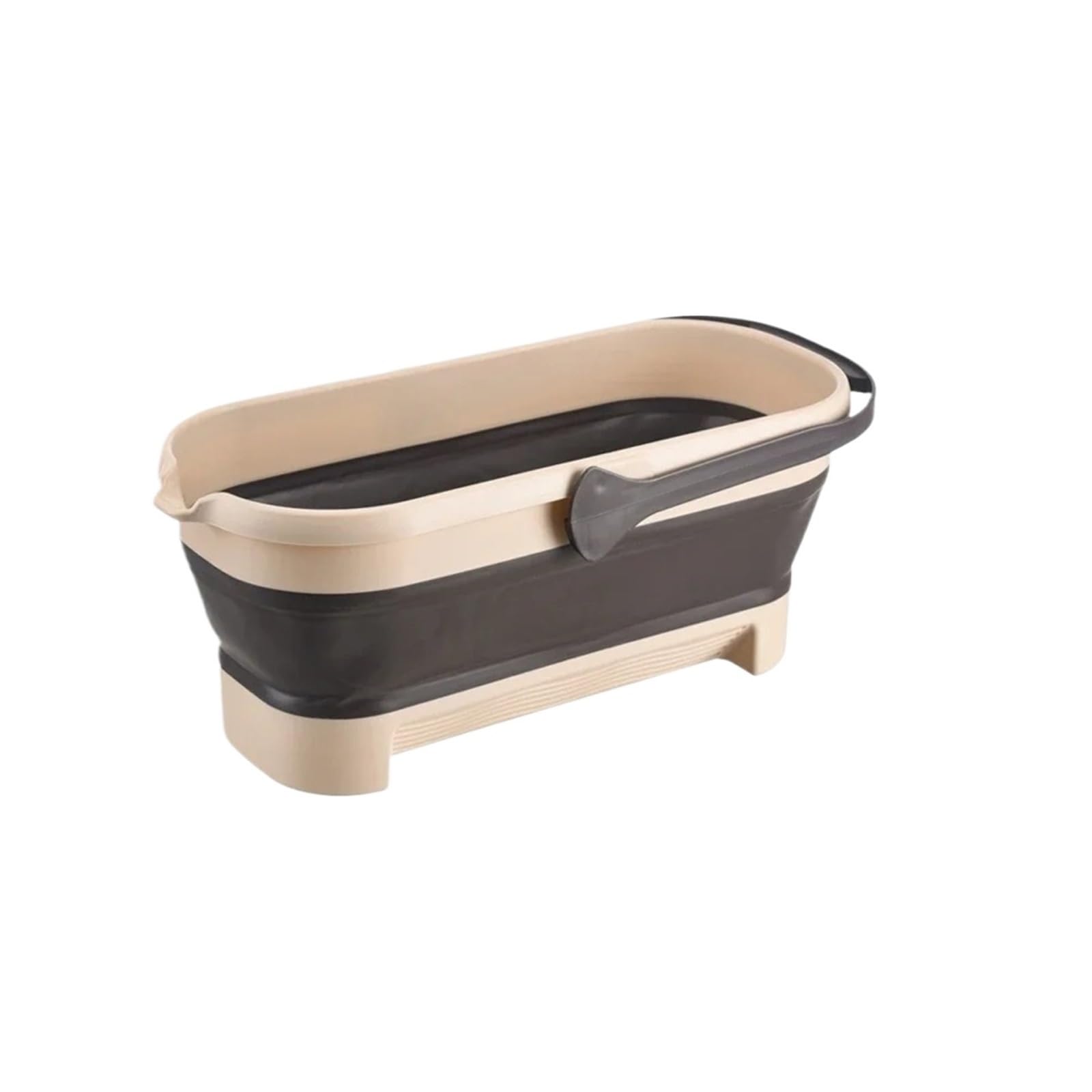 1Pcs Collapsible Bucket Portable Folding Car Wash Basin Silicone Washing Camping Home Foldable Cleaning Mop For Camping And Fishing