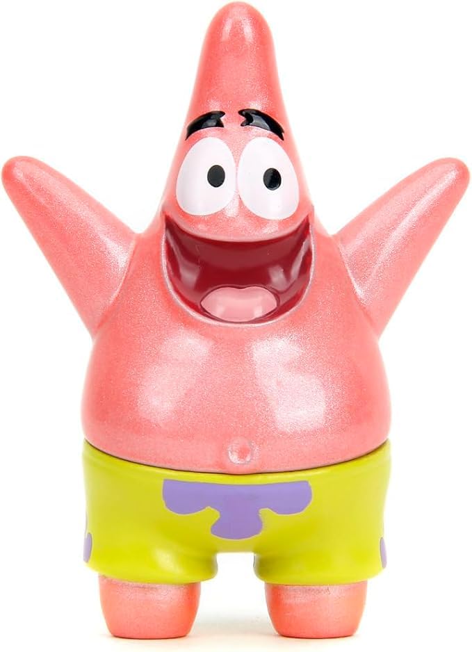 Jada Toys 4er-Set Spongebob Figuren (Spongebob Schwammkopf, Patrick, Thaddäus und Mr. Krabs) - 4 Sammelfiguren aus Metall… – Ansicht 3