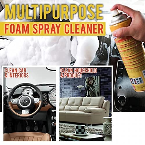 Image of Aksmit Car Seat Cleaner Foam Spray,with Enhanced uv Protection for Mahindra Reva