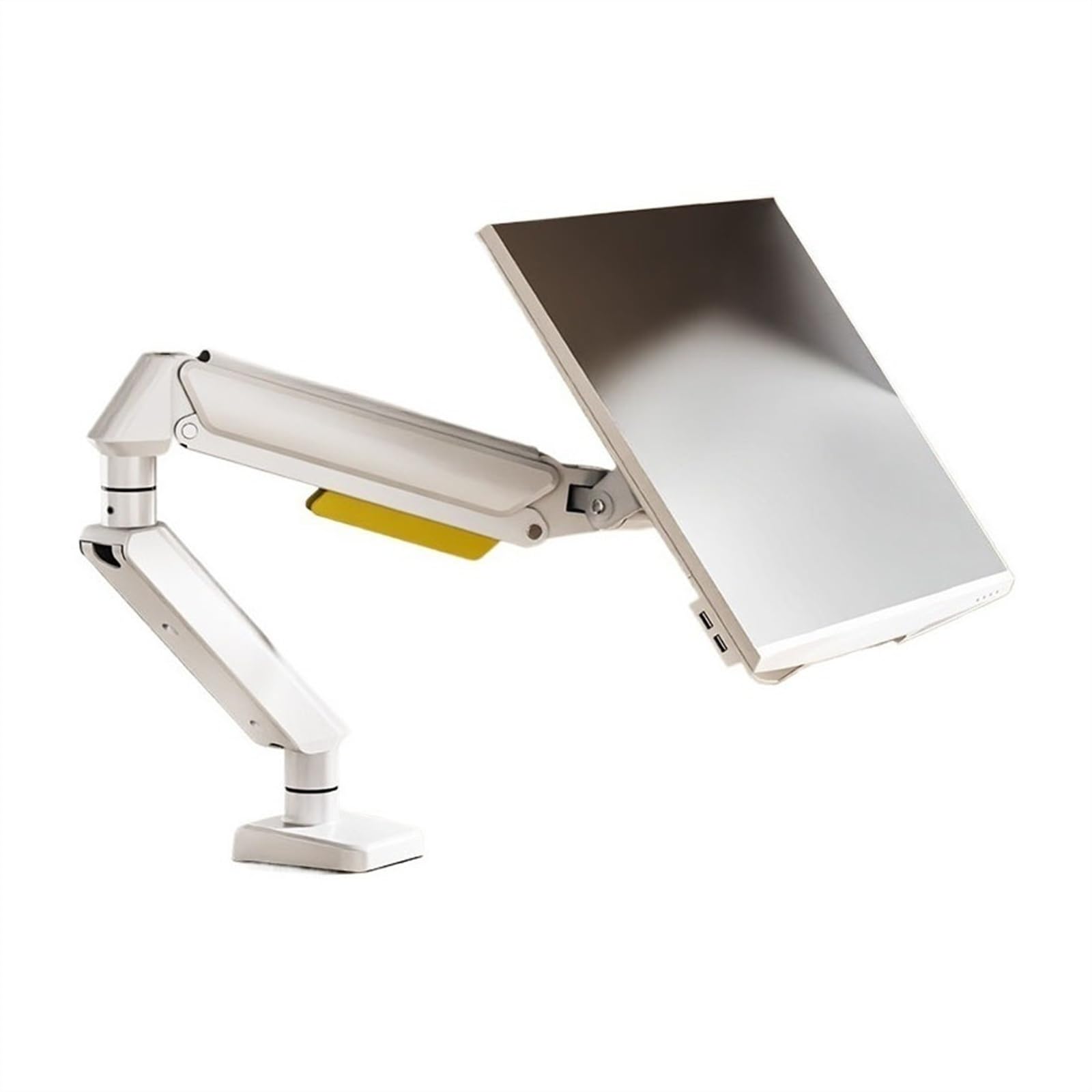 Electric screwdriver Power Screwdriver with Tiltable Dual Monitor Desk Mount Monitor Stand White
