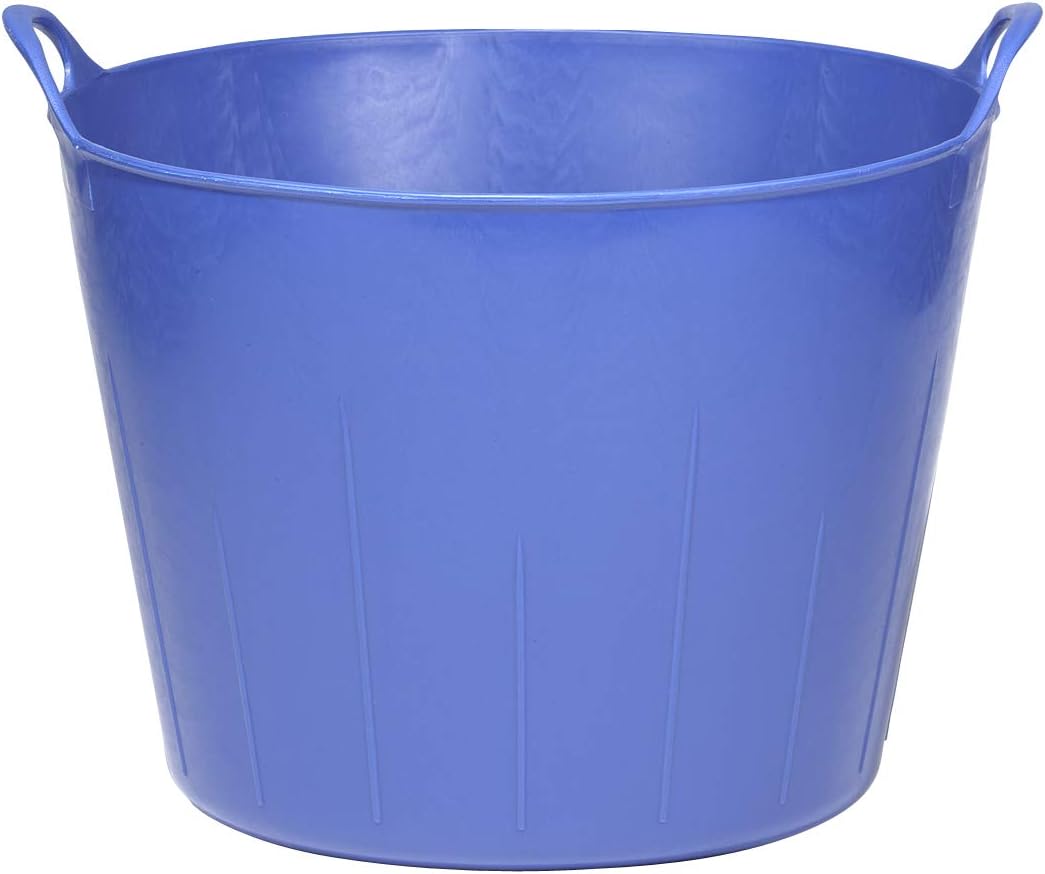 Little Giant® Poly/Rubber FlexTub Bucket | Ultra Durable & Versatile Farm Tub | Plastic Synthetic Gardening Tub (1, Hot Pink)
