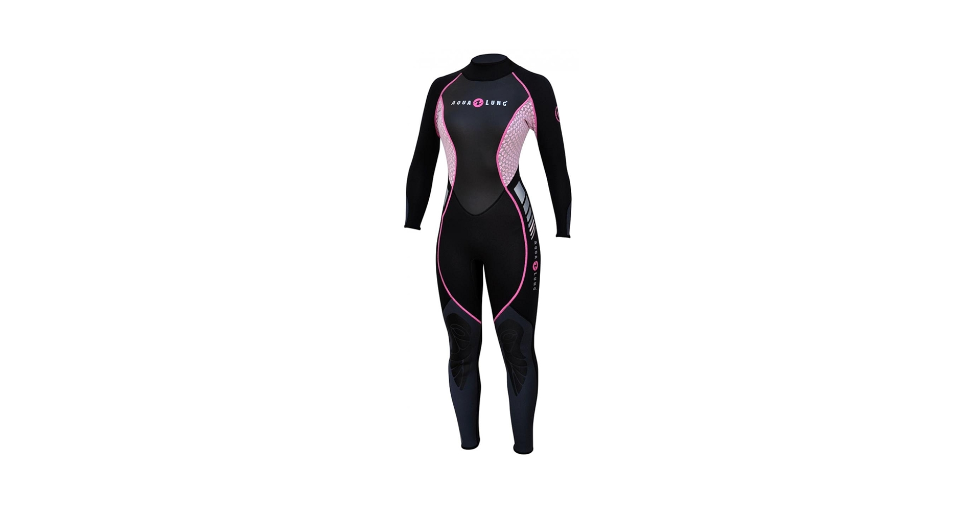 Aqua Lung HydroFlex 3mm Wetsuit, Womens Black/Pink (12