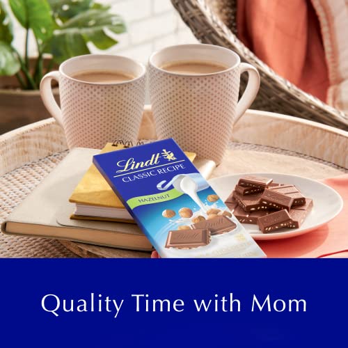 Lindt Classic Recipe Hazelnut Milk Chocolate Bar, Mother's Day Chocolate, 4.4 Oz. (12 Pack) #TOP1