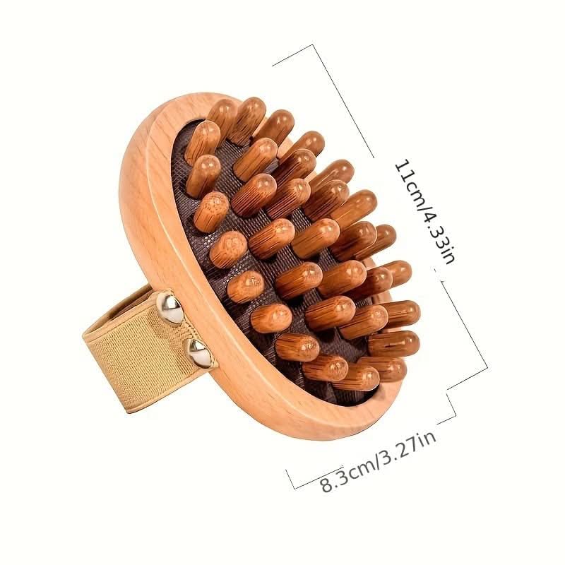 CHROES Manual Wooden Meridian Massage Brush