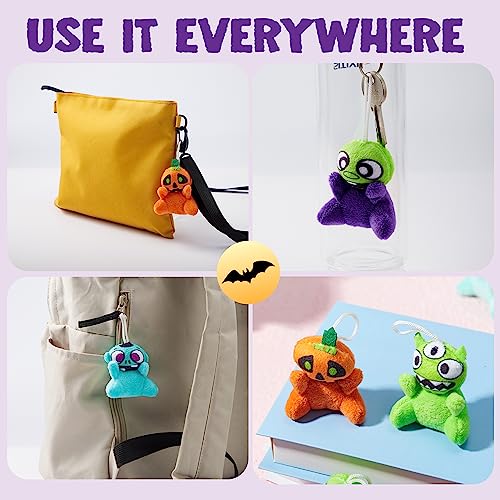Image of JOYIN 28 PCS Halloween Mini Plush Toy Assortment with 7 Characters, Mini Halloween Plush Toy Bulk for Kids Trick or Treating, Classroom Party Favors Supplies Prizes, Goodie Bag Stuffers Fillers