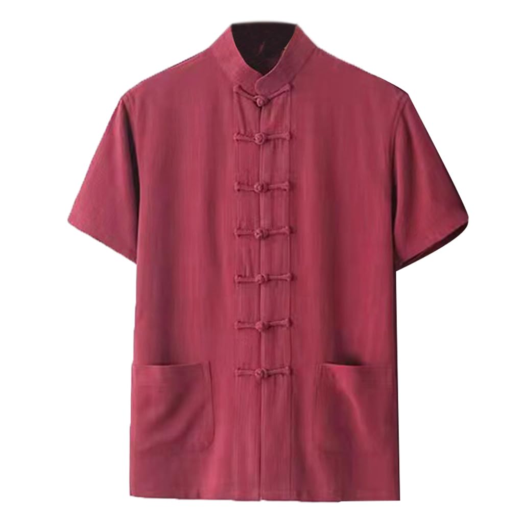 Uniforme de méditation Zen et Tai Chi en coton respirant pour homme en taille XL