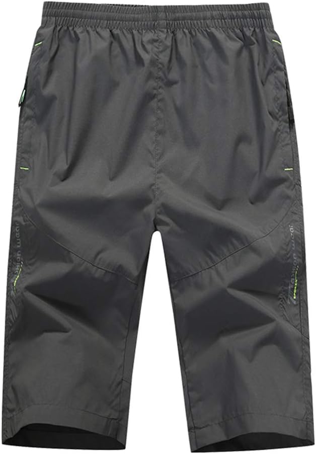 sandbank Men’s Outdoor Capri Pants Quick Dry Hiking 3/4 Below Knee Shorts with Zipper Pockets sandbank Men’s Outdoor Capri Pants Quick Dry Hiking 3/4 Below Knee Shorts with Zipper Pockets