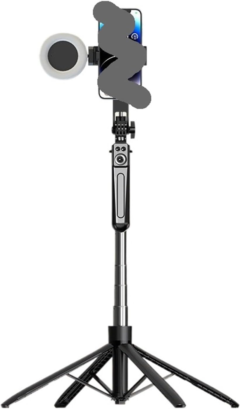 Tripod Stand Wireless Selfie Stick Bracket with Phone Holder,for Smartphone Camera(Option 5)