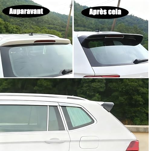 Spoiler de toit arrière résistant pour rajeunir le profil du Tiguan II SUV
