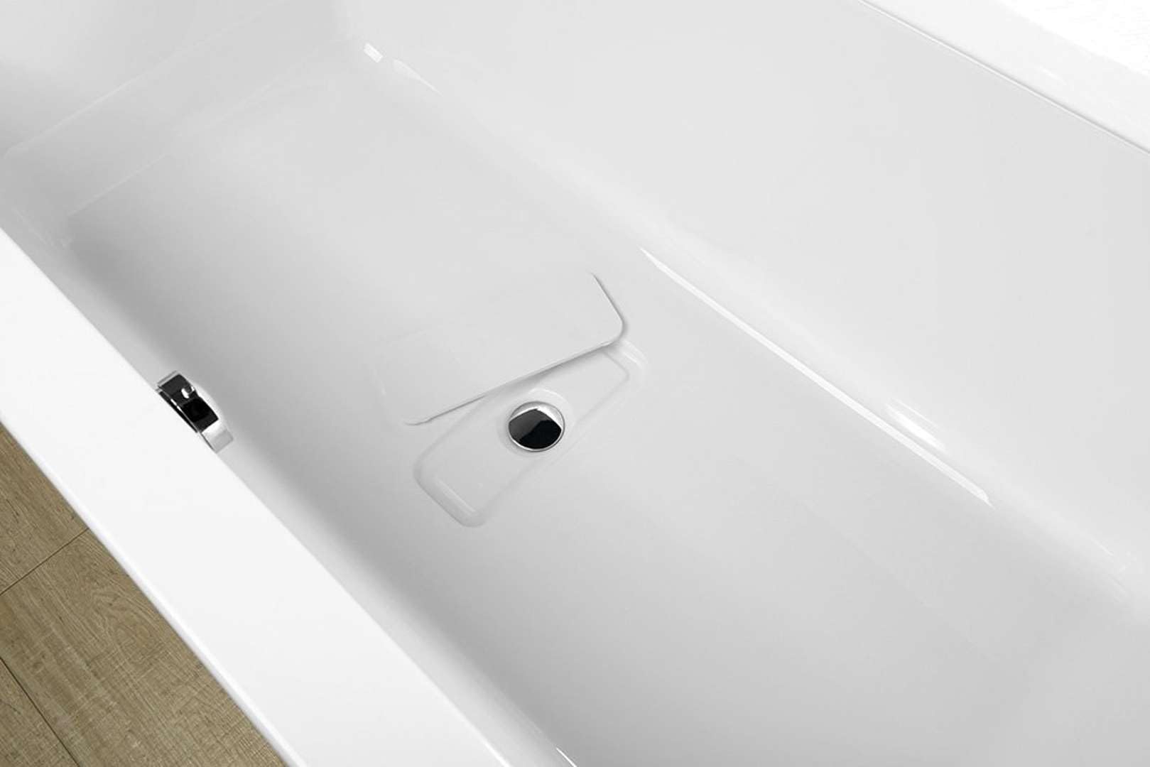 Badewanne MARLENE 200x90x48cm, Acryl in weiß, mit Wannenfüßen