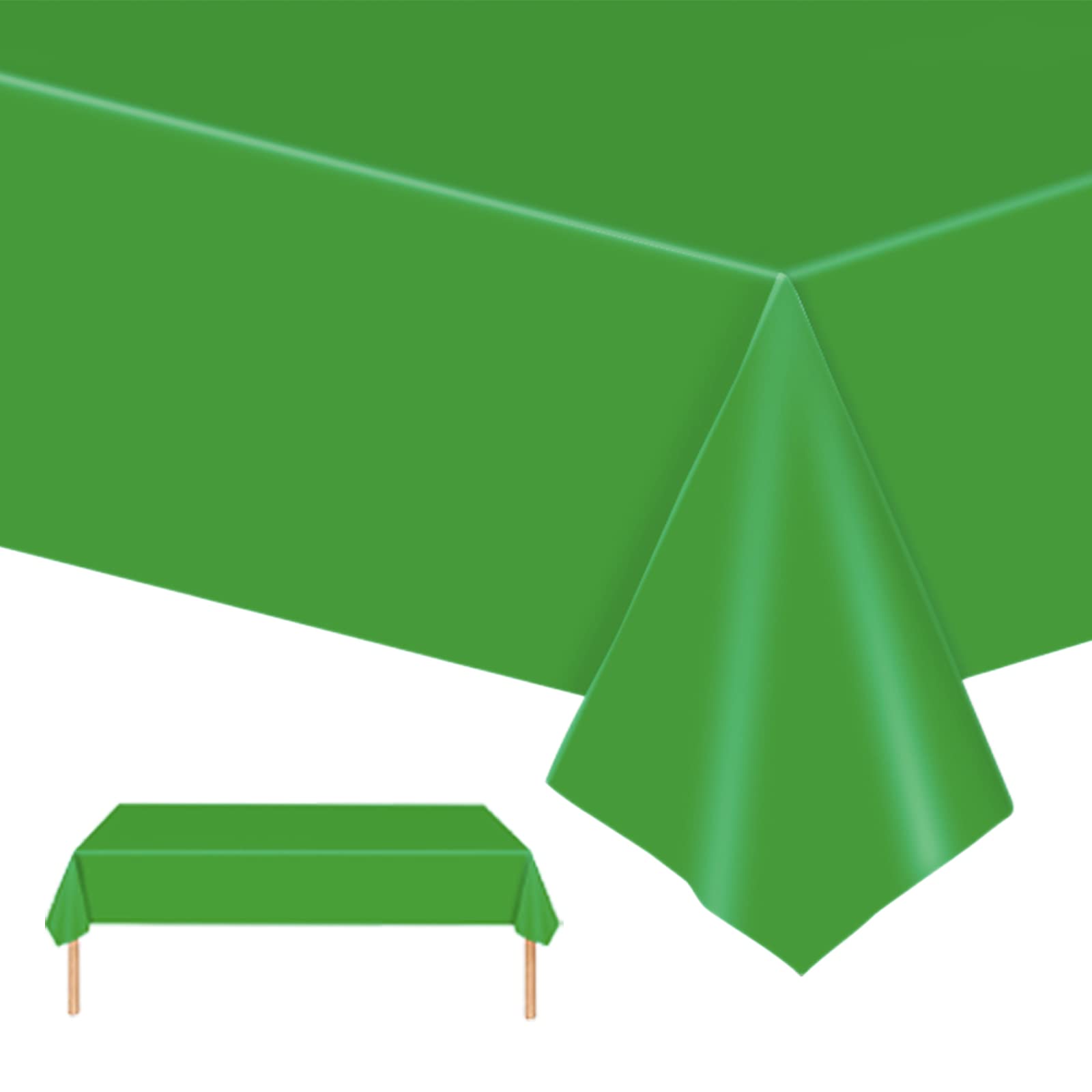 Softalker Tovaglia Rettangolare Verde Salvia 100x140 cm Tovaglie Antimacchia Lavabile Ideale per Tavolo da Cucina Esterno Compleanno Estate Cerimonia Comunione Ristorante Caffè Bistrot Casa