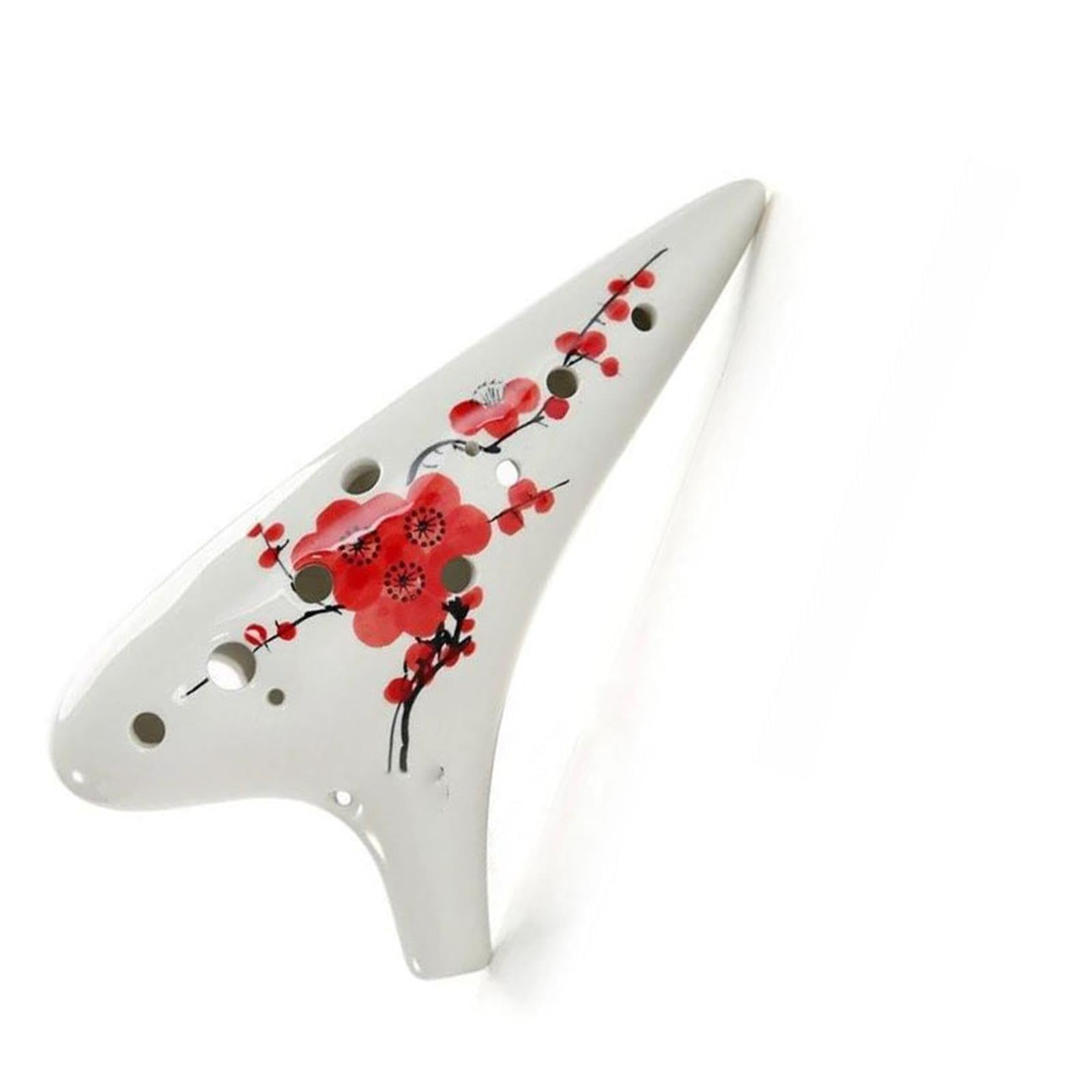 Okaryna Ceramiczny Klucz Ocarina Z 12 Otworami Alto C
