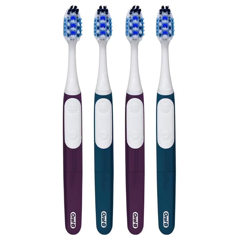 Oral-B Pulsar Advanced - Cepillo de dientes suave todo en uno (1 unidad (paquete de 4))