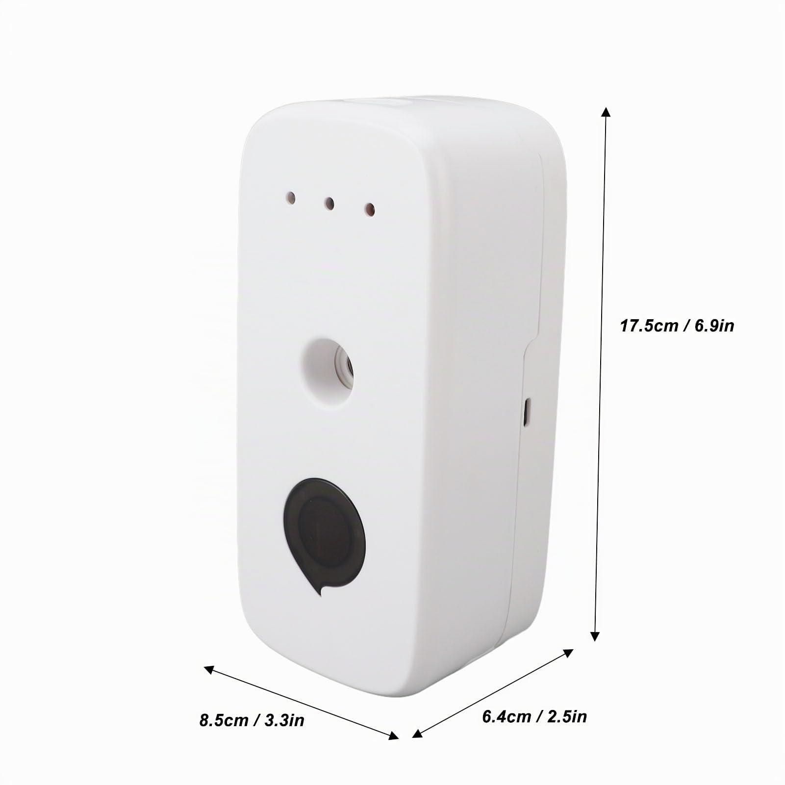 Difusor de Aceites Esenciales Montado en la Pared, Recarga de Aceites Aromáticos de 150 Ml, Humidificador de Aromaterapia por Atomización, Ambientador Inalámbrico para el Hogar,