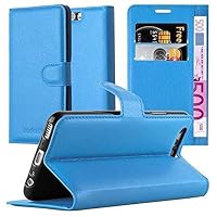 Cadorabo Custodia Libro per Huawei P10 in Classy Blu Scuro