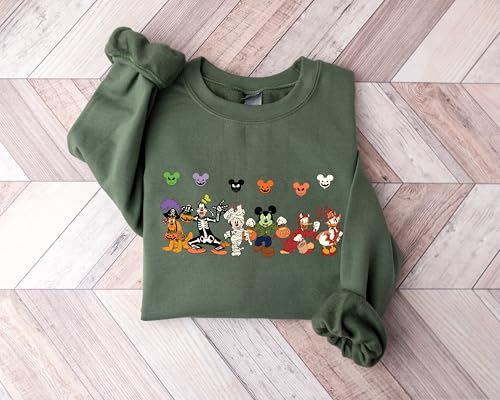 Mickey Sweatshirt, Mickey and Friends Halloween Sweatshirt, Mickey Halloween Shirt, Mickey and Friends shirt, Halloween sweatshirt, Multicolor2