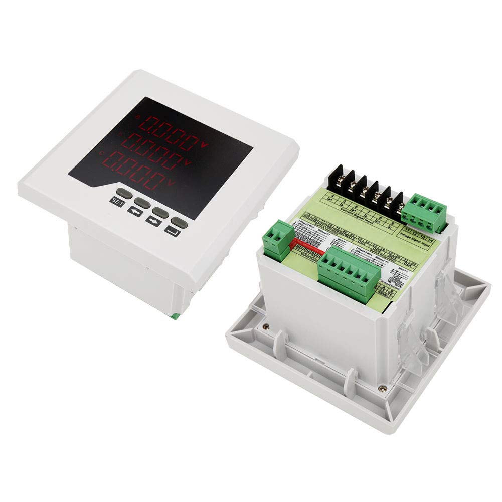 Medidor de Energía Eléctrica DTM-D120 Medidor de Potencia Multifunción de Alta Precisión para Sistemas de Gestión de Energía AC220V 1 Unidad
