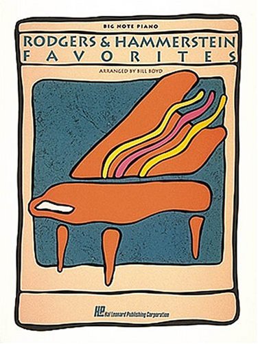 Rodgers & Hammerstein Favorites Big Note Piano Pvg Paperback – Big Book