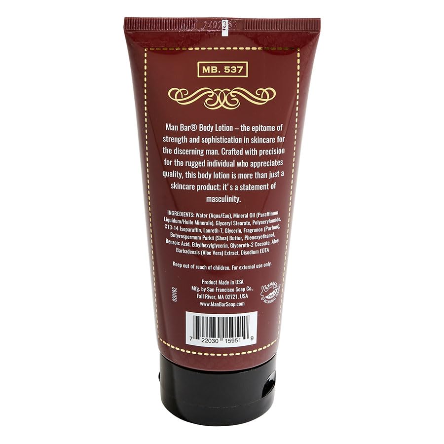 San Francisco Soap Company Man Bar Body Lotion - Exotic Musk