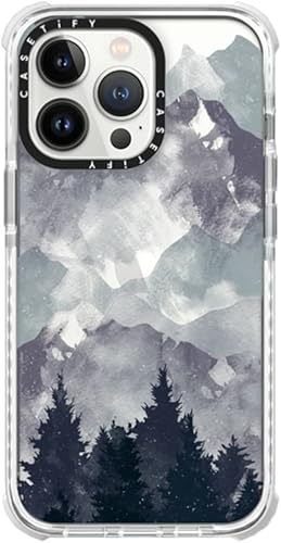 CASETiFY Ultra Impact - Funda para iPhone 13 Pro, funda transparente de cuento de invierno, escarcha transparente