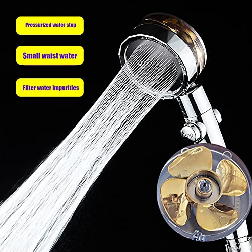 adgfd Douchekop, roestvrij stalen handdouche, hogedruk multicolor sproeier badkamer douche accessoires douchekop kan 360… - Image 3