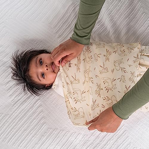 image for HALO 100% Cotton Sleepsack Swaddle, 3-Way Adjustable Wearable Blanket,
