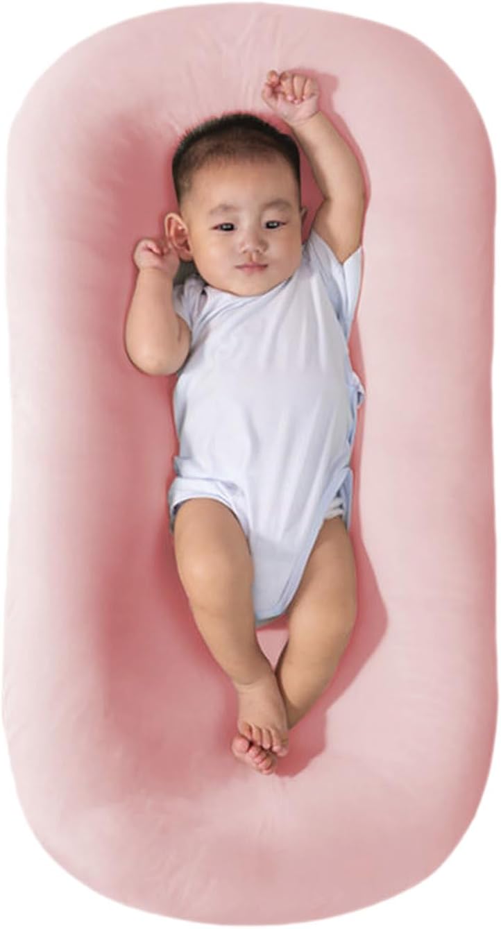 Baby Lounger for Newborn, Infants Lounger, Newborn Lounger for Baby Play & Activity (Pink)