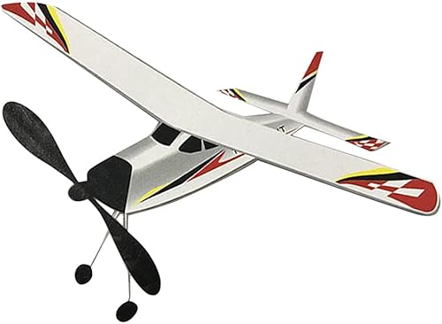 Miniatura 6 de Kit de avión planeador volador al aire libre de 2 piezas de banda elástica