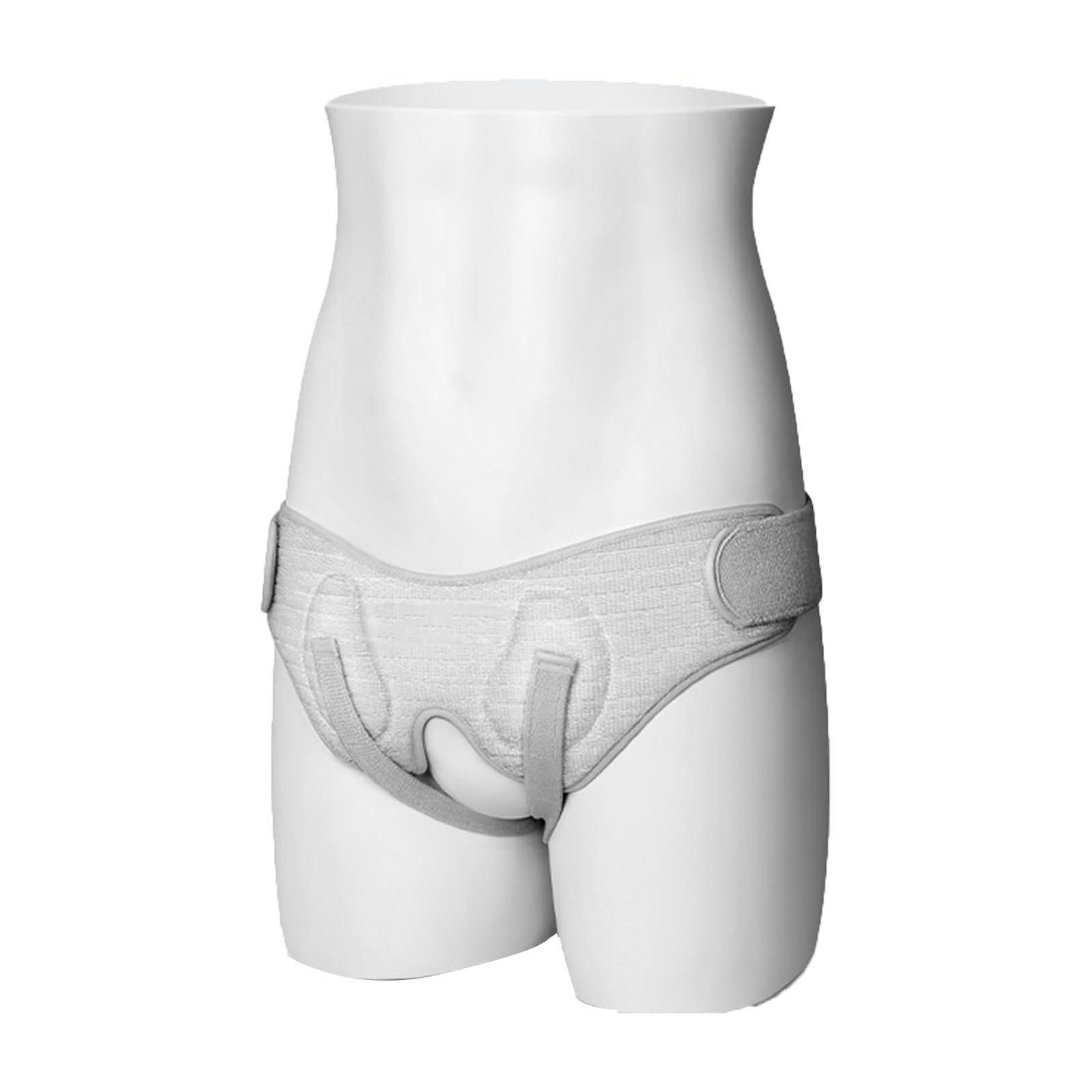Inguinal Hernia Belt for Men and Women Left or Right Side, Hernia Support with Removable Compression Pads, Adjustable(Gray,Small)