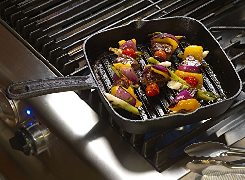 Emeril Lagasse Pre-Seasoned Cast Iron Skillet, 12", Black