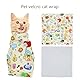 UEPOA Katzenpflege Wickeltuch, 55x55 cm Katzenpflege Wrap Weich Selbsthaftend Cat Wrap Katzen Beruhigung für Katzen zum Krallenschneiden für Medikamente