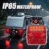 Wireless Trailer Lights Magnetic, upgrade Rechargeable Wireless Trailer Tow Lights LED Kit, IP65 Waterproof, 10-Hour Battery Life, 100 FT Signal Synchronization for Towing Truck Camper RV Boat #4
