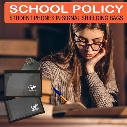 Image of Faraday Bag with Zipper Anti-Tracking GPS RFID Car Key Signal Blocker Wallet Shielding Pouch Protective Case for Cell Phone Car Key FOB, Data Privacy, Electronic Device Security (GRAY - NYLON)