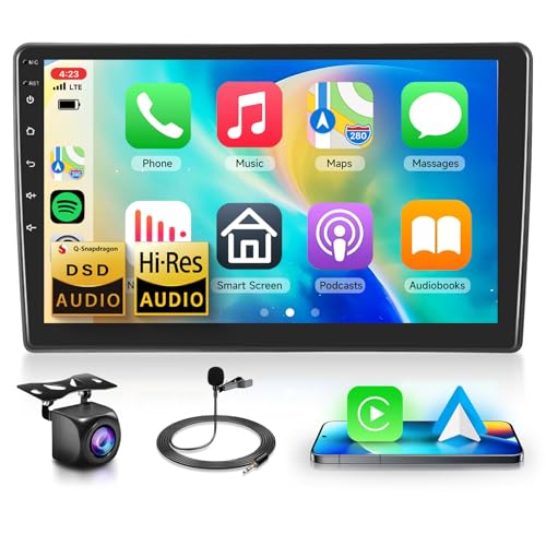 【8 Cœurs 4+64G】 Qualcomm Snapdragon Autoradio pour Citroen C5 2008-2017 avec DSP 5G WiFi Carplay Android Auto, Hodozzy 10