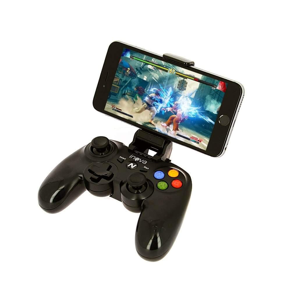 Side view of Inova PX1 Gamepad showing micro-USB charging port