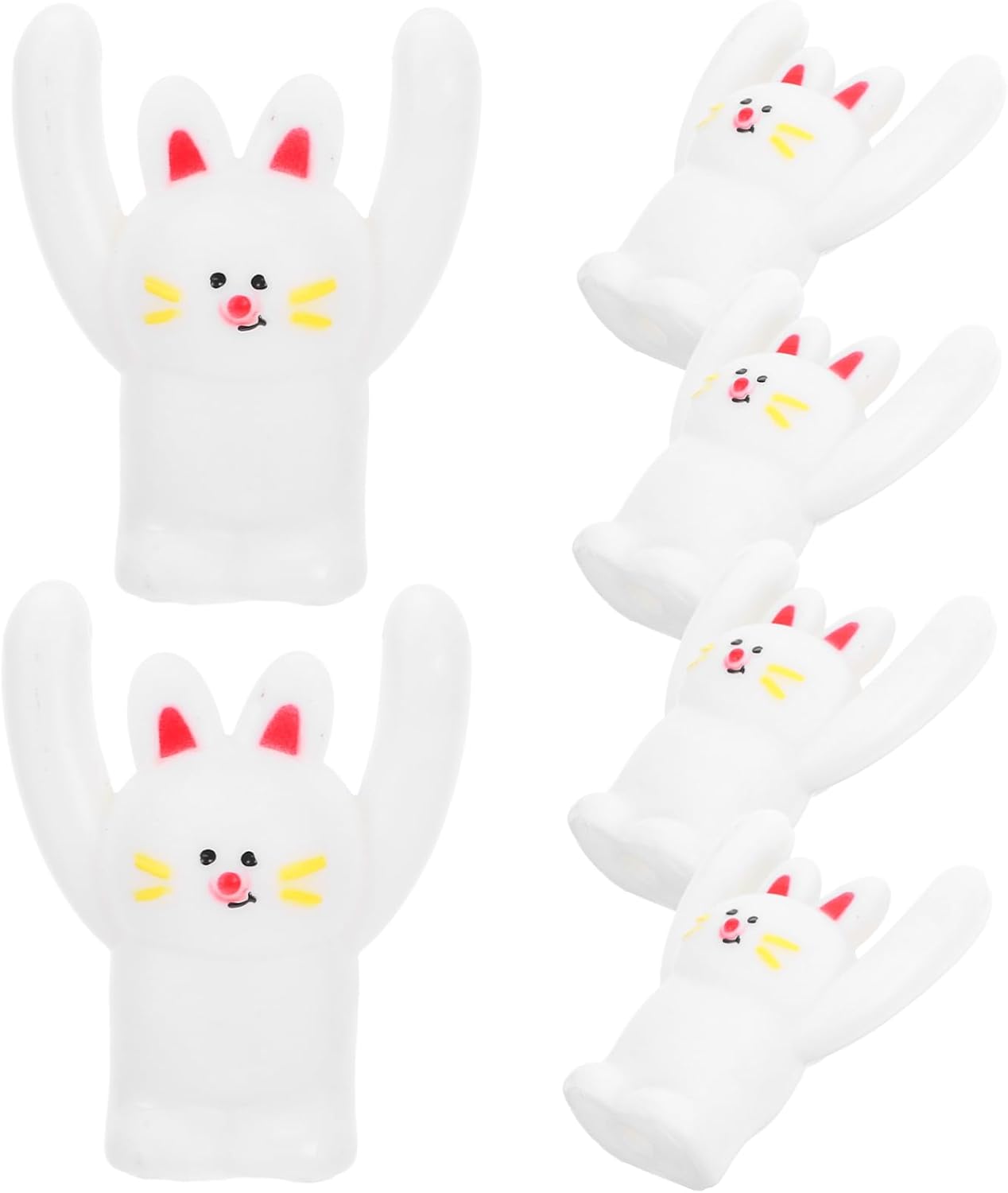 6pcs Rabbit Photo Clip Notes Sign Holder Clip Tabletop Memo Holder for Desk Accessories