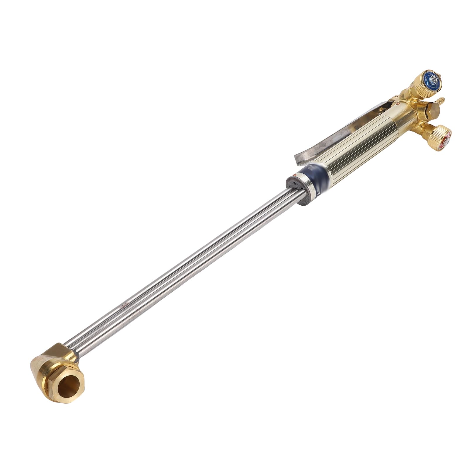Jeffergarden Antorcha de Corte de 46 Cm, Tubería de Gas de Acero Inoxidable Antirretroceso, Soplete de Corte Manual de Oxiacetileno, Soldadura con Válvulas de Retención