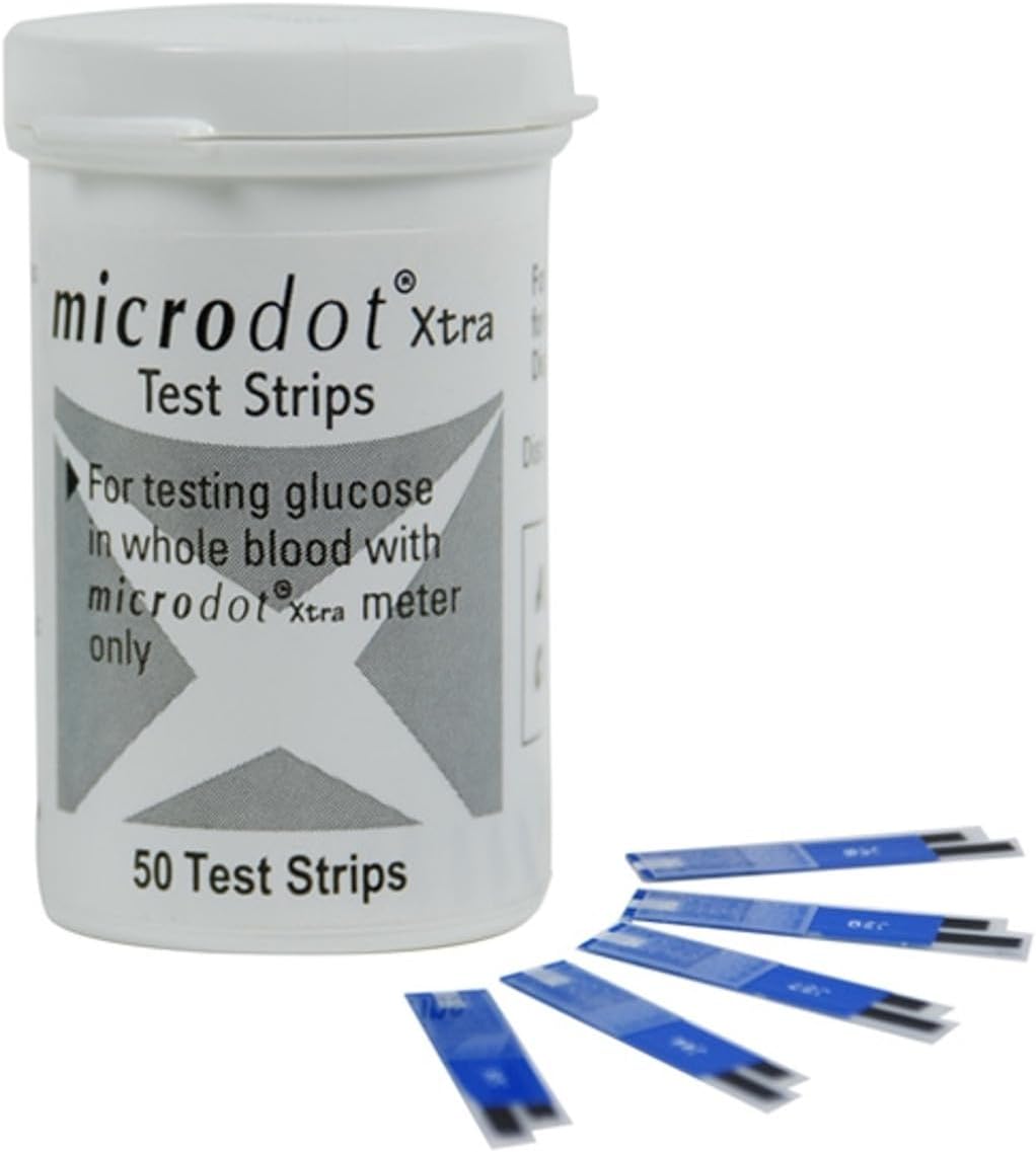 microdotXtra Glucometer Test Strips