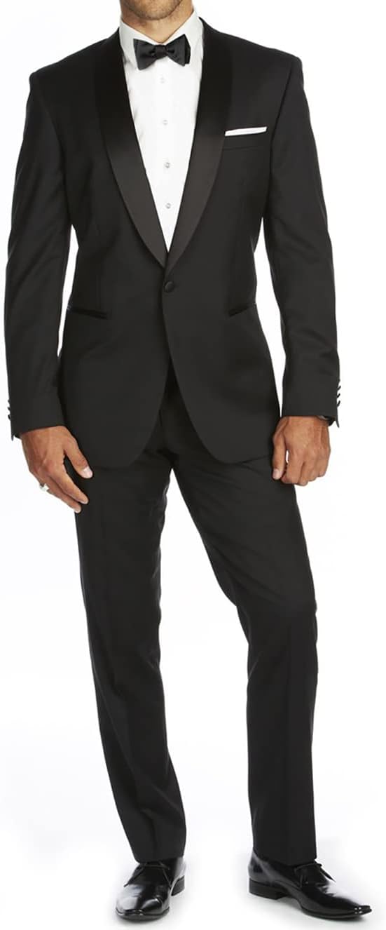 Braveman Men's Shawl Lapel Runway Tuxedo