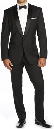 Braveman Mens Shawl Lapel Runway Tuxedo