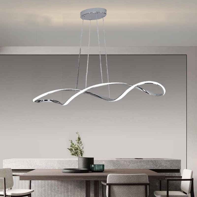 Lustre moderne LED télécommandé pour ajuster l'éclairage du restaurant au salon - 5