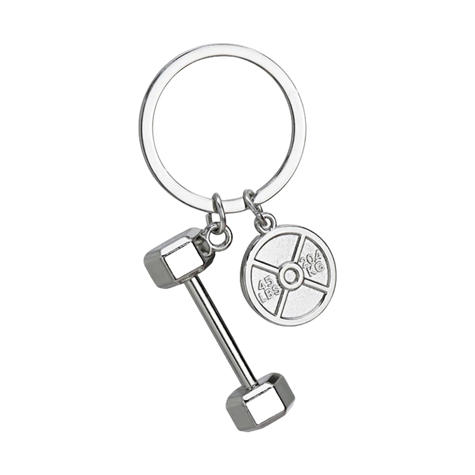 CHIZISX Inspirational Fitness Keychain Boxing Glove/Dumbbell/Golfs Head Pendant Keyring Unique for Gym