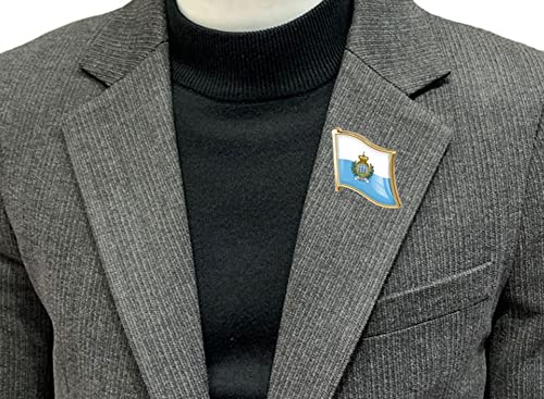 Image of vmcoatdu Country Flag Pin Badge International Travel Brooch Metal Alloy Souvenir Pin for Hat Clothes Backpack